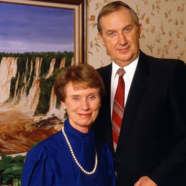 Richard G. Scott and his wife, Jeanene Scott