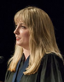 Rachel Kimball Wilcox, student representative of the August 2006 graduating class